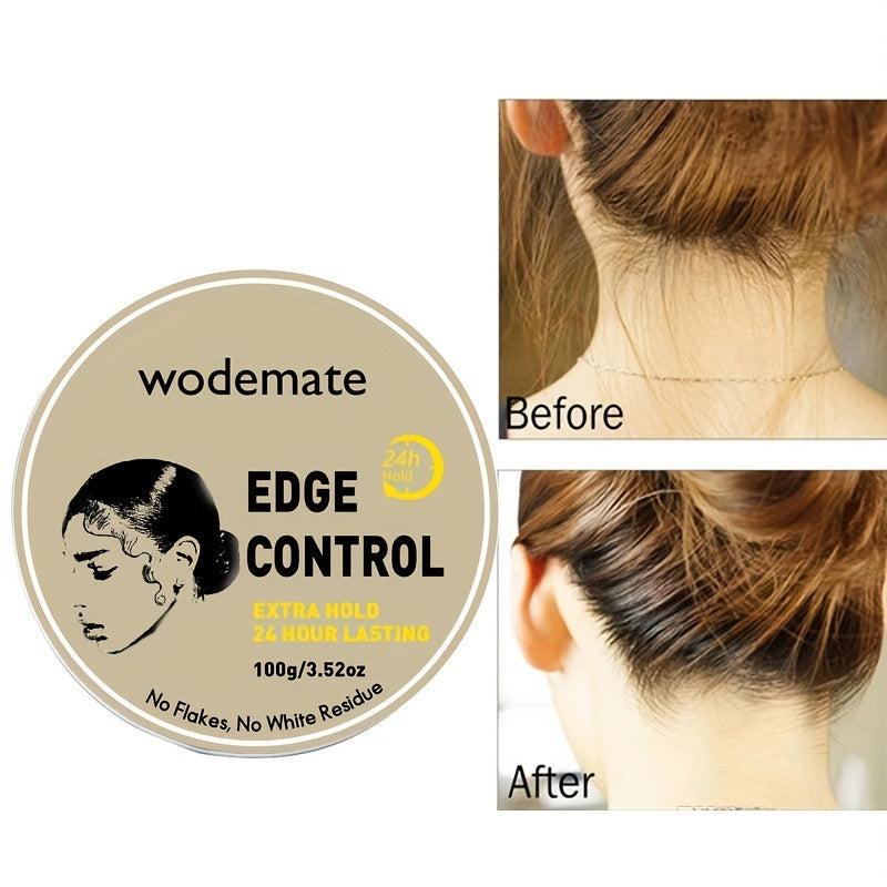 100g Edge Control Wax For Women Strong Hold Non Greasy Edge Smoother