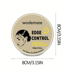 100g Edge Control Wax For Women Strong Hold Non Greasy Edge Smoother