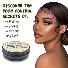100g Edge Control Wax For Women Strong Hold Non Greasy Edge Smoother