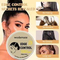 100g Edge Control Wax For Women Strong Hold Non Greasy Edge Smoother