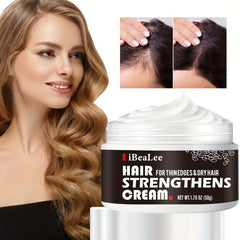 Hair Strengthens Cream Lightweight Non Greasy Formula Hair Care Cream