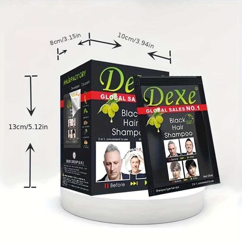 Natural Hair Dye Shampoo For Gray Hair - Semi Permanent Hair Shampoo