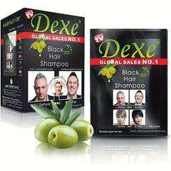 Natural Hair Dye Shampoo For Gray Hair - Semi Permanent Hair Shampoo