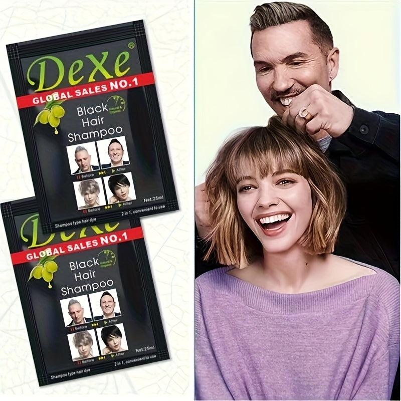 Natural Hair Dye Shampoo For Gray Hair - Semi Permanent Hair Shampoo
