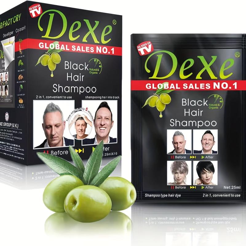 Natural Hair Dye Shampoo For Gray Hair - Semi Permanent Hair Shampoo