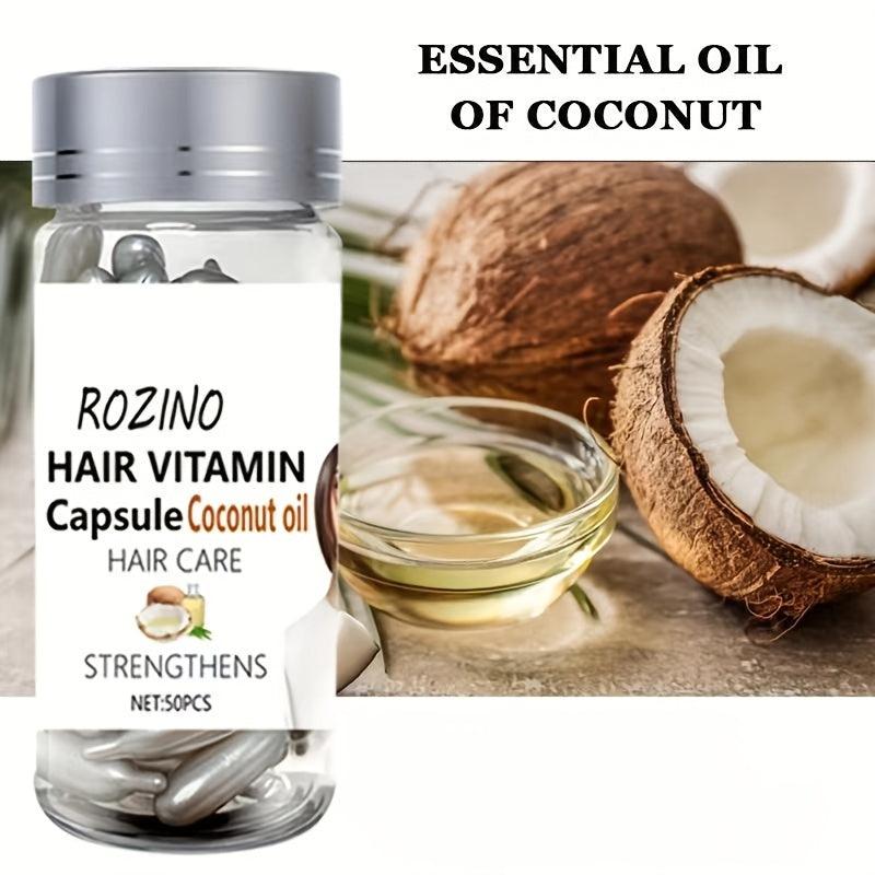 Coconut Capsules Hair Care - 50pcs Box - Repair Split Ends