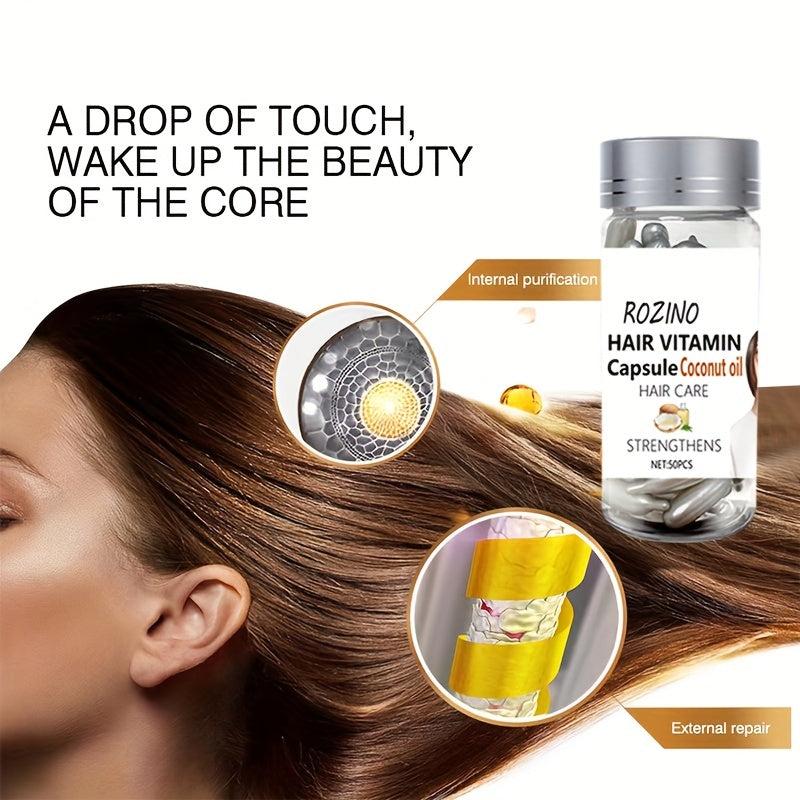Coconut Capsules Hair Care - 50pcs Box - Repair Split Ends