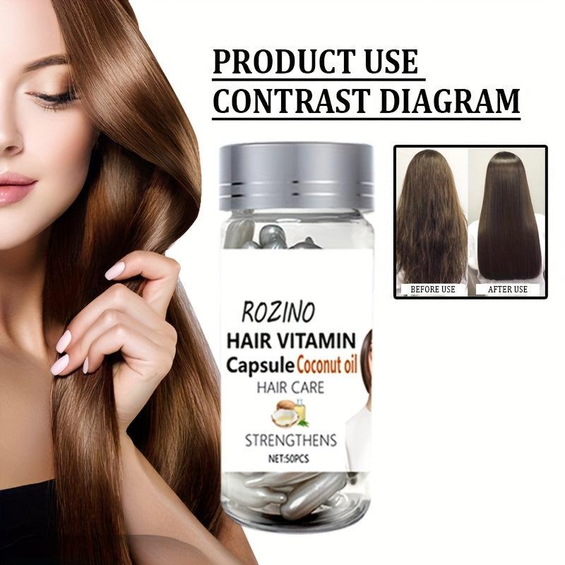 Coconut Capsules Hair Care - 50pcs Box - Repair Split Ends