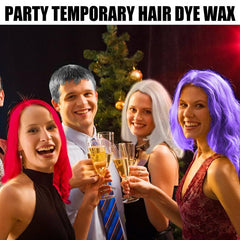 4-Pack Temporary Hair Dye Wax Set for Cosplay Parties