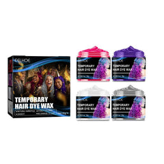 4-Pack Temporary Hair Dye Wax Set for Cosplay Parties