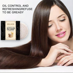 Natural Rice Shampoo Soap - Hair Repair & Strengthening