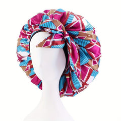 Satin Bonnet Night Cap Elastic Turban Headwear