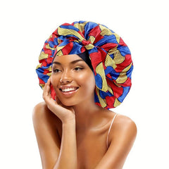 Satin Bonnet Night Cap Elastic Turban Headwear