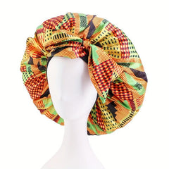 Satin Bonnet Night Cap Elastic Turban Headwear