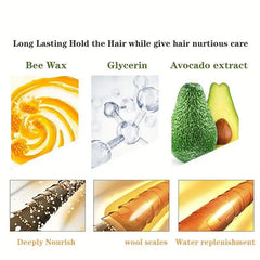Hair Wax Stick comb Flyaways Non greasy Styling Wax Stick For Frizz Hair