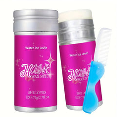 Hair Wax Stick comb Flyaways Non greasy Styling Wax Stick For Frizz Hair