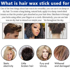 Hair Wax Stick Non Greasy Strong Hold Frizz Hair All Types