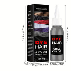 30g Halloween Hair Dye Cream Long Lasting Non-Harmful Moisturizing Hair Color