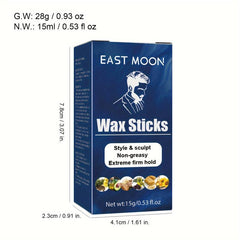 15g Hair Styling Wax Stick For Men No Greasy Extreme Fir