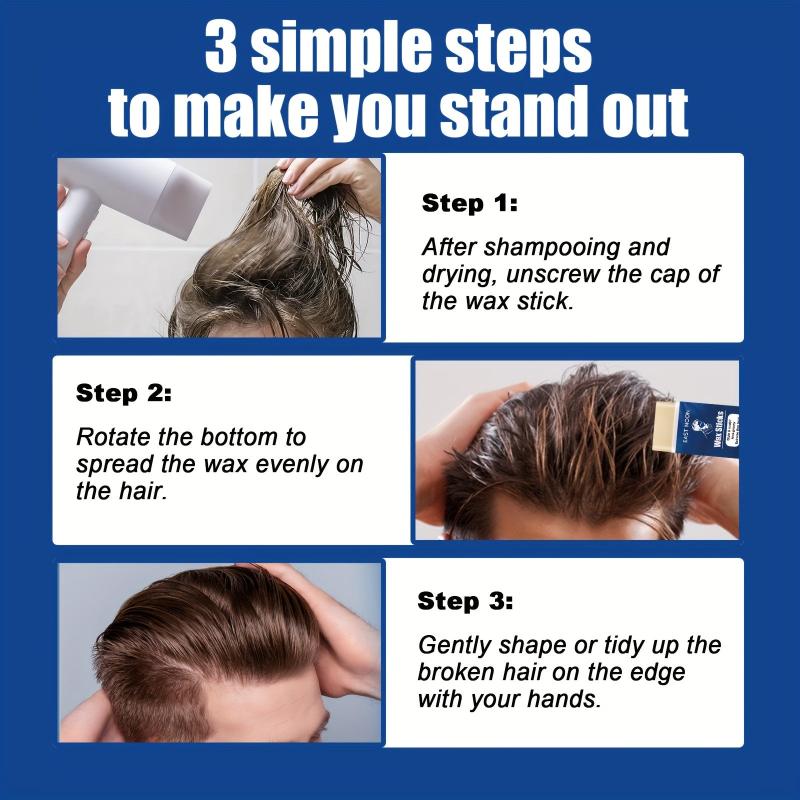 15g Hair Styling Wax Stick For Men No Greasy Extreme Fir