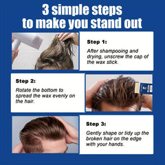 15g Hair Styling Wax Stick For Men No Greasy Extreme Fir