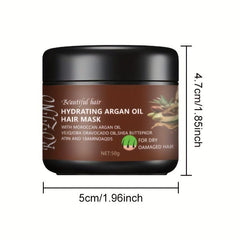 Argan Hair Mask Cream Revitalizes Hair