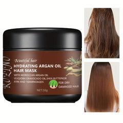 Argan Hair Mask Cream Revitalizes Hair