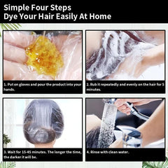 BIH Natural Plant Hair Dye Salon Hair Styling Tool for Men and Women