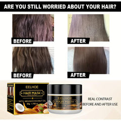 50g Argan Coconut Hair Mask Curly Volumizing Repair Cream