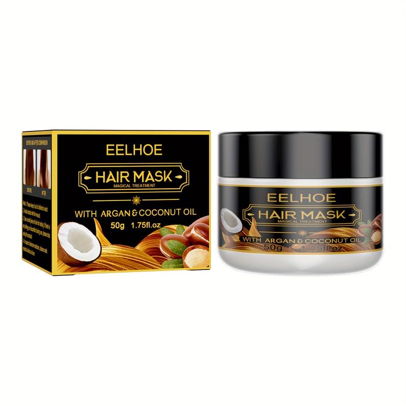 50g Argan Coconut Hair Mask Curly Volumizing Repair Cream