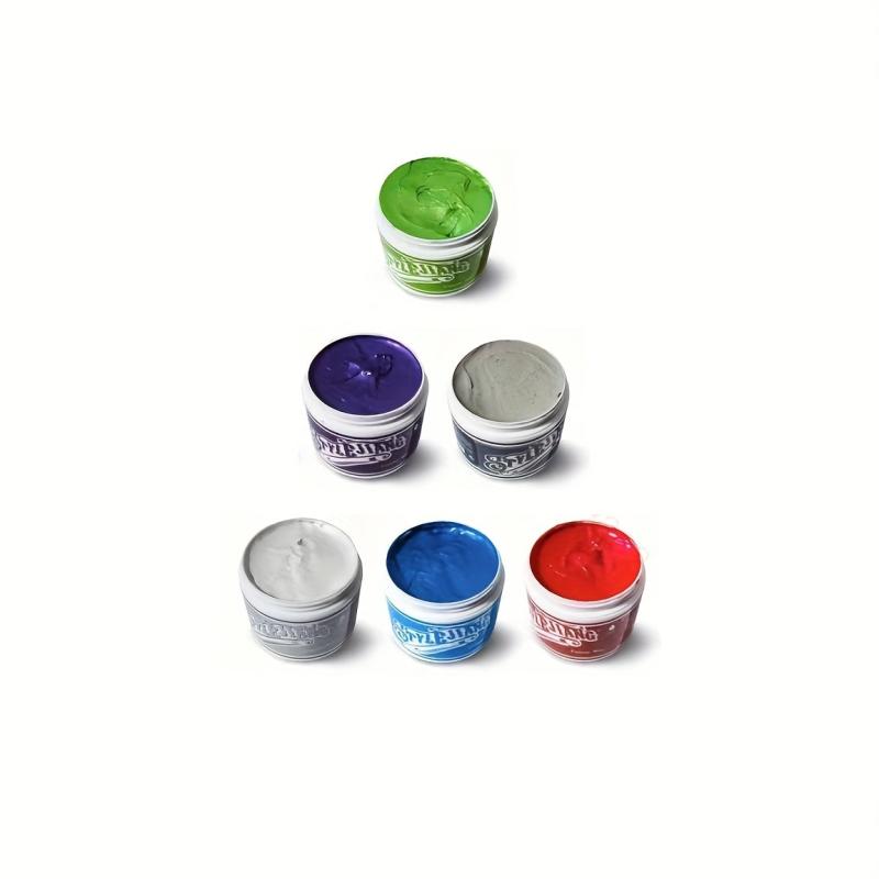 120ml Vintage Hair Mud Disposable Hair Dye Cream Hair Styling Wax