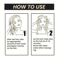 Hair Mask Cream for Smooth, Moisturized, Repaired Hair - 70 Characters Limit
