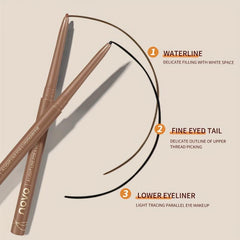 Waterproof Eyeliner Pencil Slim Tip Natural Eye Makeup