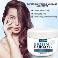 Biotin Hair Mask Plant Extracts Moroccan Argan Hair Care Mask All Hair Types