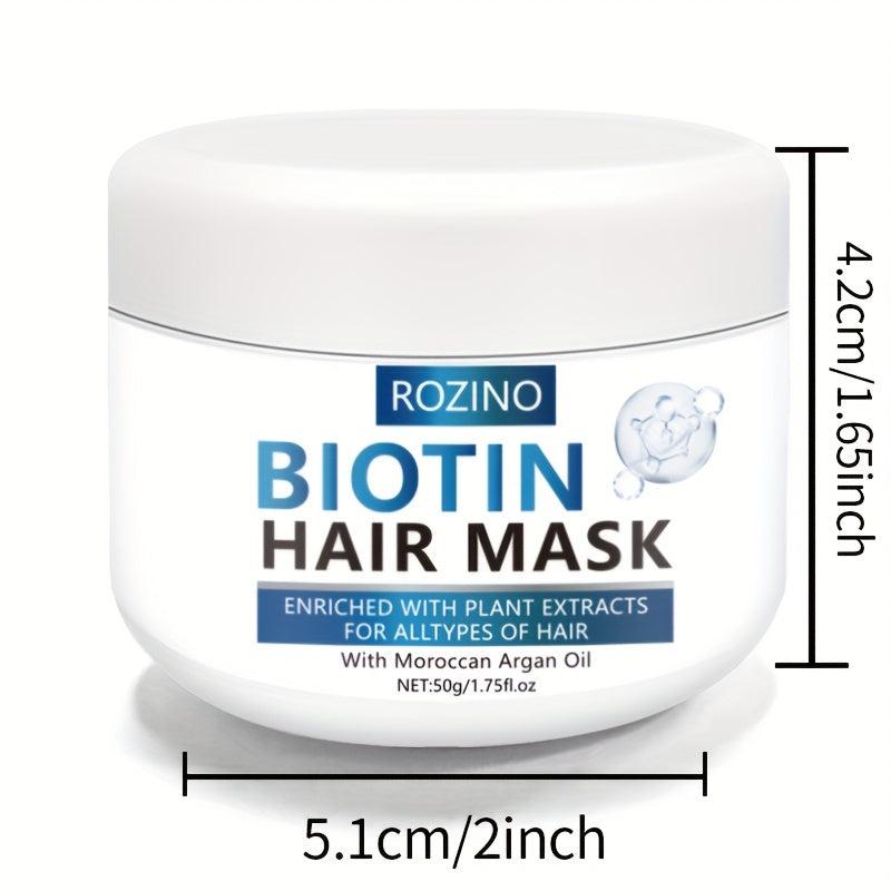 Biotin Hair Mask Plant Extracts Moroccan Argan Hair Care Mask All Hair Types