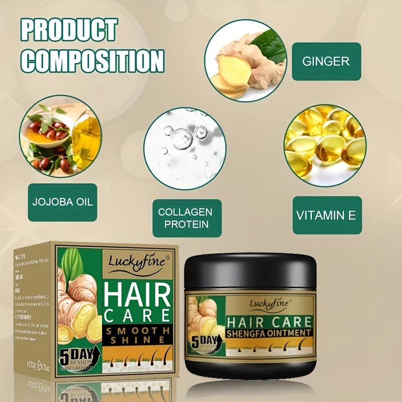 Ginger Dense Hair Cream 2pcs - Moisturizing Scalp Massage