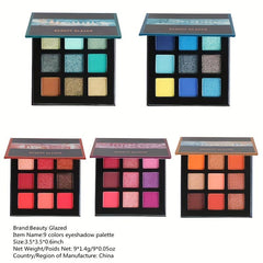 Avocado Mint 9 Eyeshadow Palette Matte & Pearly Eyeshadow Powder