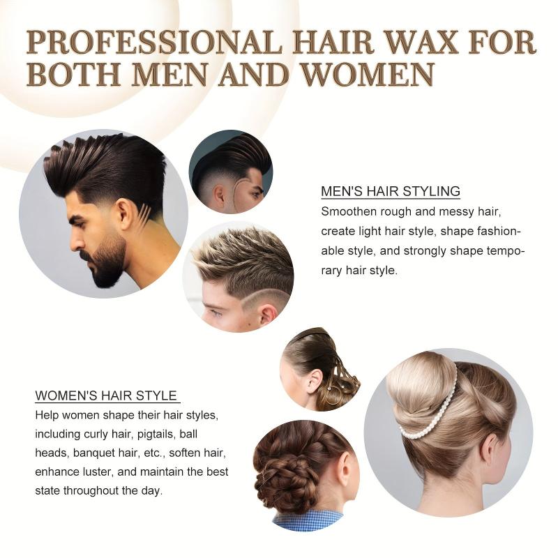 Strong Hold Hair Wax Stick for Frizz Styling Non Greasy Pomade