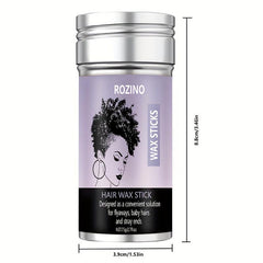 Lavender Hair Wax Rod Broken Hair Finishing Stick Non greasy Hair Styling Wax