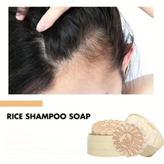 Rice Shampoo Soap - Moisturizes, Cleanses, Repairs, Strengthens