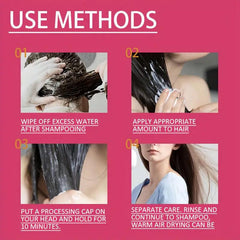 Keratin Hair Mask Softens, Moisturizes, Repairs Damaged Hair
