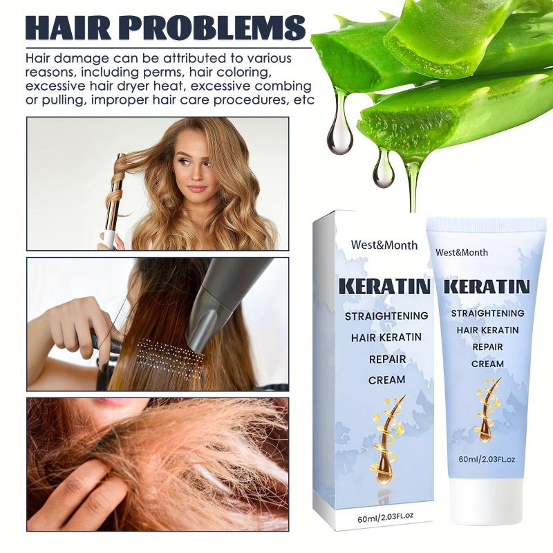 Keratin Smoothing Hair Mask Cream