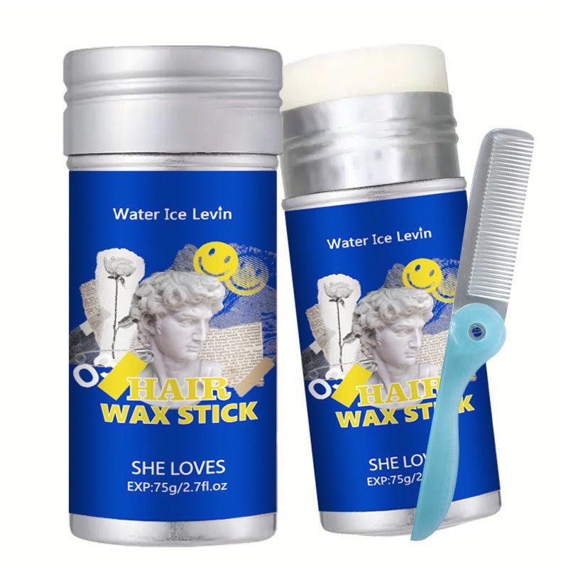 Hair Stick Wax for Frizz Hair Wigs with Comb Set