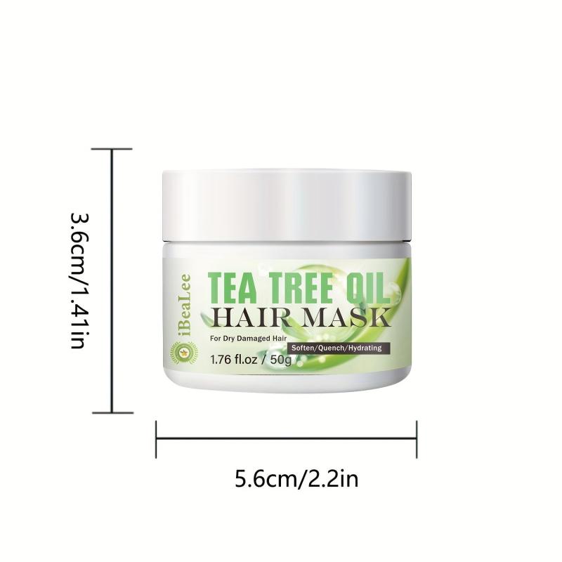 Tea Tree Hair Mask Hydrating & Softening Anti Frizz Hair Care Cream