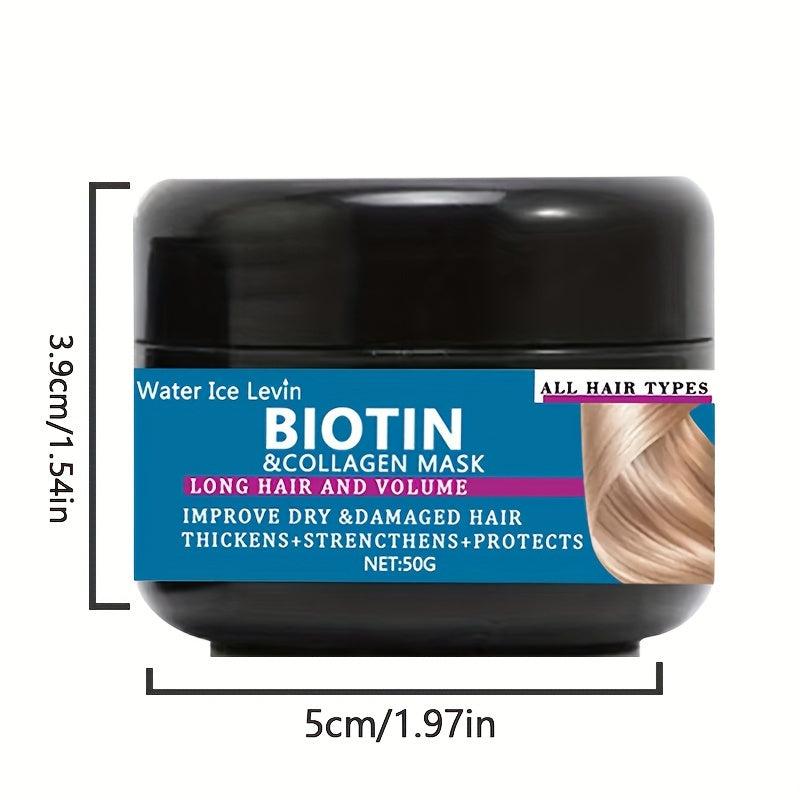 Biotin Collagen Hair Mask Conditioner Penetrates Root To Tip