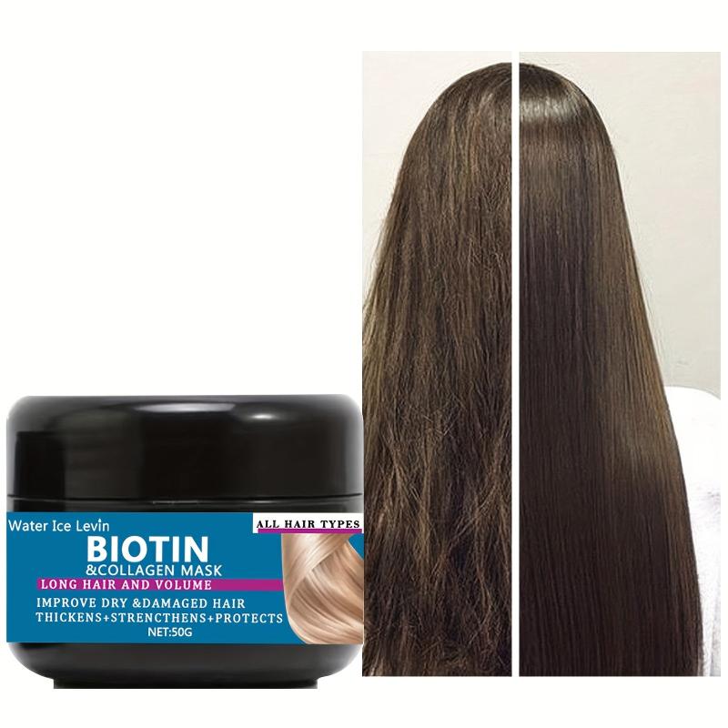 Biotin Collagen Hair Mask Conditioner Penetrates Root To Tip