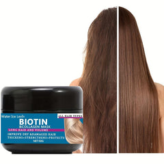 Biotin Collagen Hair Mask Conditioner Penetrates Root To Tip