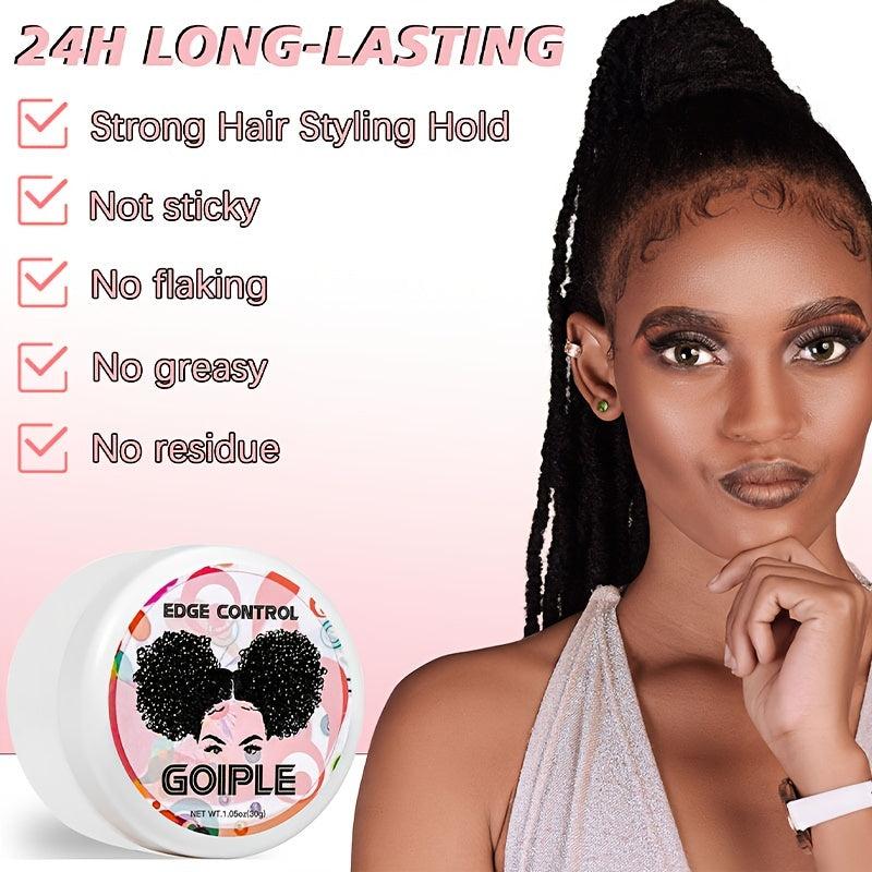 Long Lasting Women's Edge Control Wax Strong Hold Non Greasy Hair Styling Wax