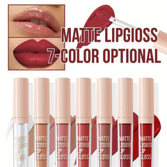 7-Color Velvet Matte Liquid Lipstick Set Waterproof Long Lasting