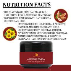 Moroccan Nut Moisturizing Hair Mask for All Hair Types
